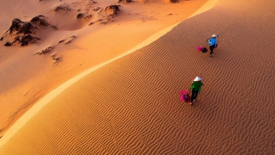 Red Sand Dunes in Mui Ne