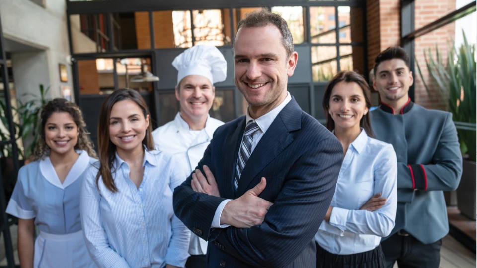 satisfied happy employees