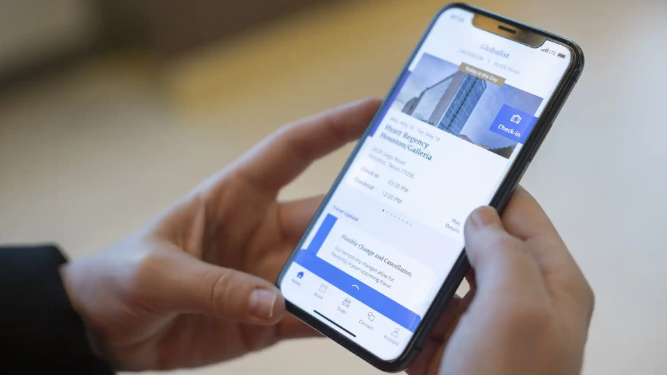 world of hyatt hotels mobile app