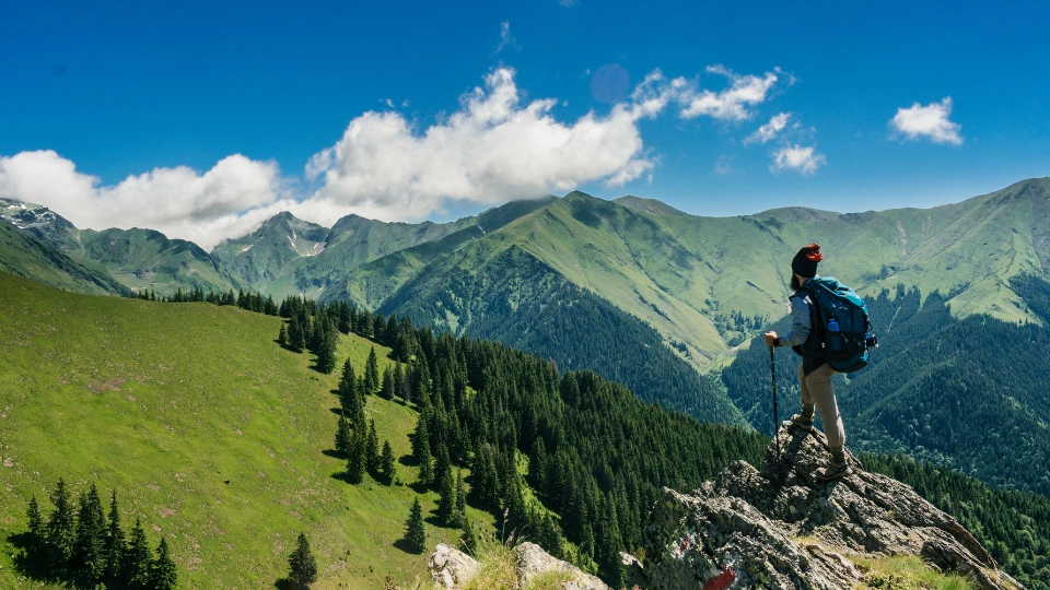 hiking mountain