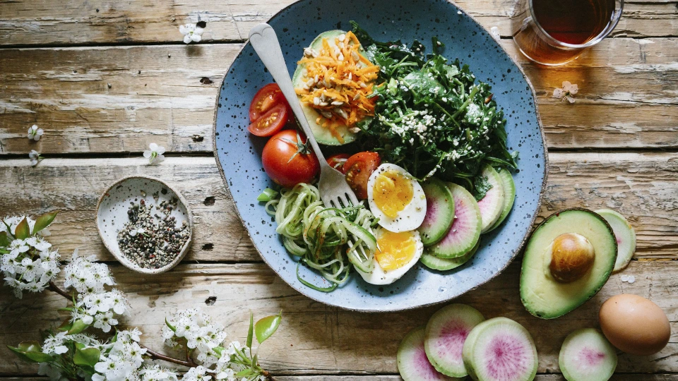 healthy food culinary menu