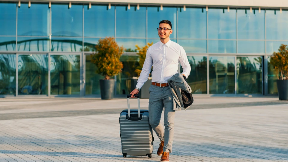 arrival airport vacation bleisure travel trend