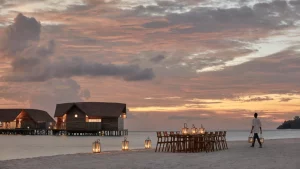 COMO Cocoa Island at twilight