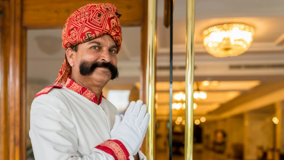 concierge in a hotel
