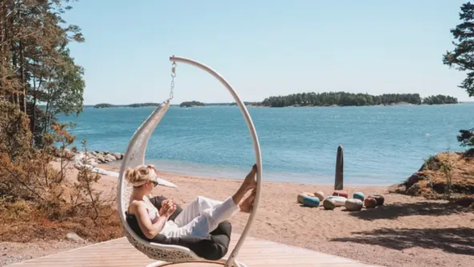 supershe retreat private island for women in finland