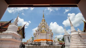 phra borom that chaiya temple surat thani thailand