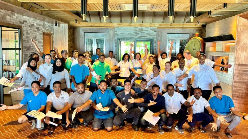 RMC Asia cultural exchange participants gaining international hospitality experience