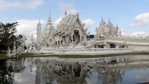Wat Rong Khun temple in Chiang Rai