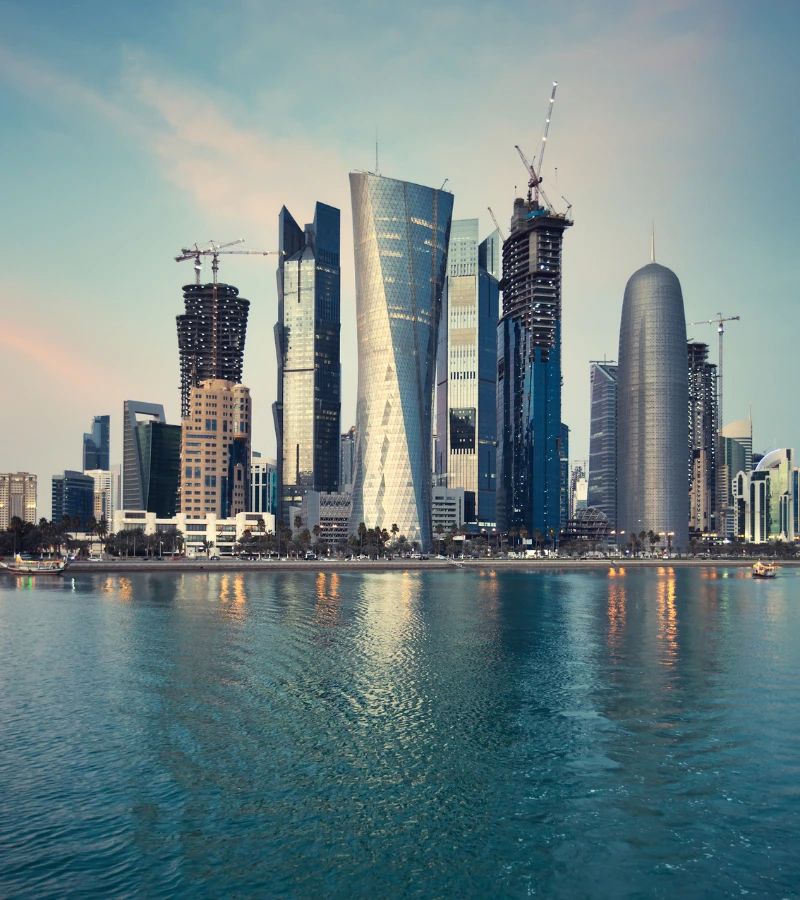 doha skyscrapers, qatar