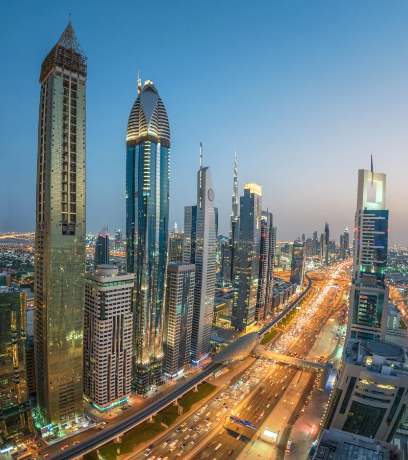 sheikh zeyd road, dubai, uae